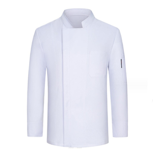 Chaqueta de Cocina con Mangas, Ropa Transpirable para Trabajar en Restaurantes y Cocinas, Uniforme de Chef para Hombres y Mujeres - Product Image 4