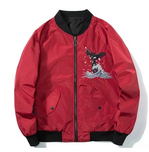 Embroidered Bomber <strong>Jacket</strong> Men Japan University Baseball <strong>Jackets</strong> Pilot Coat Brand <strong>Quilited</strong> Clothing - Product Image 2