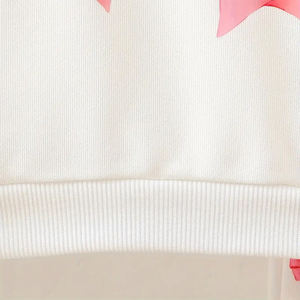 Venta al por mayor de ropa de las niñas chándal conjuntos de dos piezas 100% algodón personalizado liso niñas chándal - Product Image 6