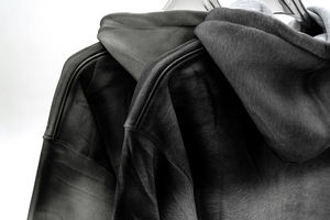 Sudadera con capucha personalizada de talla grande de alta calidad para hombre con lavado ácido vintage 100% algodón bordado con cremallera completa estilo callejero para invierno - Product Image 6