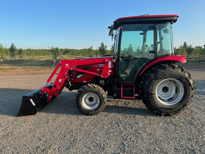 รถแทรกเตอร์ขนาดเล็ก TYM T574C สภาพใหม่ กำลัง 160 แรงม้า เครื่องยนต์ Massey Ferguson ยี่ห้อ Mahindra แบบล้อ สำหรับขายปลีกในฟาร์ม - Product Image 6