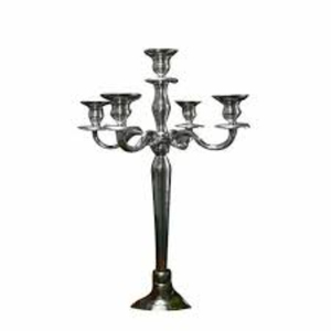 5 Arms <b>Candelabra</b> Made of Metal Aluminium Modern Tableware Decorative Candle Holder Candlestick in Wholesaler Price - Product Image 1