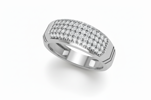 Anillo Nexus de Oro de 14K y Diamantes para Hombre - Product Image 3