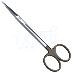 กรรไกรผ่าตัด TENOTOMY คุณภาพสูง ด้ามจับสีดำ อุปกรณ์ผ่าตัด โดยบริษัท TARIQ MFG CO - Product Image 1