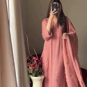 Tenue spéciale d'été Salwar Kameez avec Dupatta pour femmes, costume Sharara, haut-palazzo, costume indien ethnique pakistanais de l'Aïd - Product Image 1