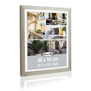 Marco de Madera Estilo Driftwood Clásico de 40 x 50 cm, Marco para Fotos de MDF con Frente de Vidrio, Diseño Cuadrado, para Colgar, Tamaño A3 - Product Image 2