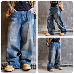 Pantalons en jean de haute qualité, style décontracté, design américain, lavage à l'eau, denim - Product Image 4