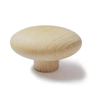 Tiradores redondos de madera para cajones de armarios tiradores de puertas de armarios tiradores de madera nórdica con tornillos de UF INTERNATION - Product Image 3