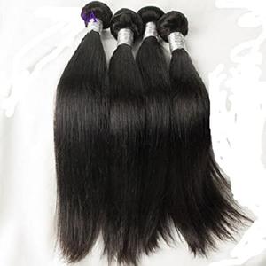 Extensiones de cabello humano Remy, mechones de pelo indio liso de hueso Natural virgen, doble estiramiento, venta al por mayor - Product Image 1
