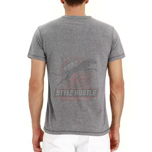 เสื้อยืดเฮนลีย์สีตามสั่ง ขายส่ง พิมพ์โลโก้ เสื้อยืดเฮนลีย์คุณภาพสูง - Product Image 5