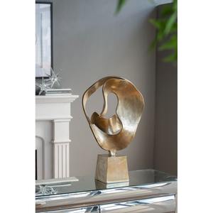 Elegante mesa de metal objeto escultura creativa moderna acento para elegante sala de estar escritorio o exhibición - Product Image 4