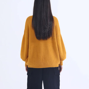 Suéter de Punto Moderno con Estilo Minimalista y Tejido Cómodo, Suéter de Canalé Suave con Material Elástico - Product Image 3