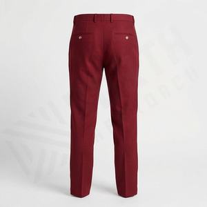 Wholesale Blank Office Khaki Mens Business Pants Cotton Spandex Chino Casual Trousers Customized Color Durable Comfortable - Product Image 2