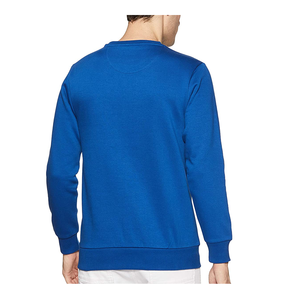 Vente en gros Sweat-shirt pour hommes avec logo personnalisé Pull-over à capuche col rond polaire Streetwear décontracté OEM fournisseur de vêtements d'hiver - Product Image 4