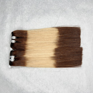 Paquets droits d'os couleur piano à double tirage Extensions de cheveux humains vierges vietnamiens Prix de gros 8-40 pouces - Product Image 1