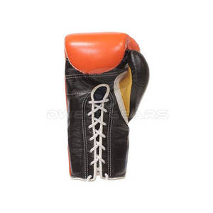 Custom Logo PU Leather Boxing <b>Lace</b> up <b>Gloves</b> for Training-Breathable Eco-friendly Full Finger Design - Product Image 4