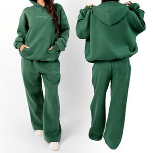 Conjuntos de Mujer de Alta Calidad, Ropa Casual, Conjunto de Sudadera con Capucha, Chándal con Logotipo Personalizado, Pantalones Deportivos, Sudadera con Diseño Bordado - Product Image 6