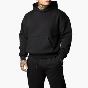 Popular estilo de moda 400gsm Boxy Hoodies Blank Heavyweight Pullover Oversized alta calidad con capucha para invierno Casual - Product Image 1