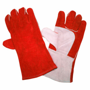 Gants de sécurité en cuir de vachette pleine fleur de qualité supérieure, anti-vibration, respirants, ignifuges, résistants à la chaleur et aux étincelles de soudage - Product Image 2