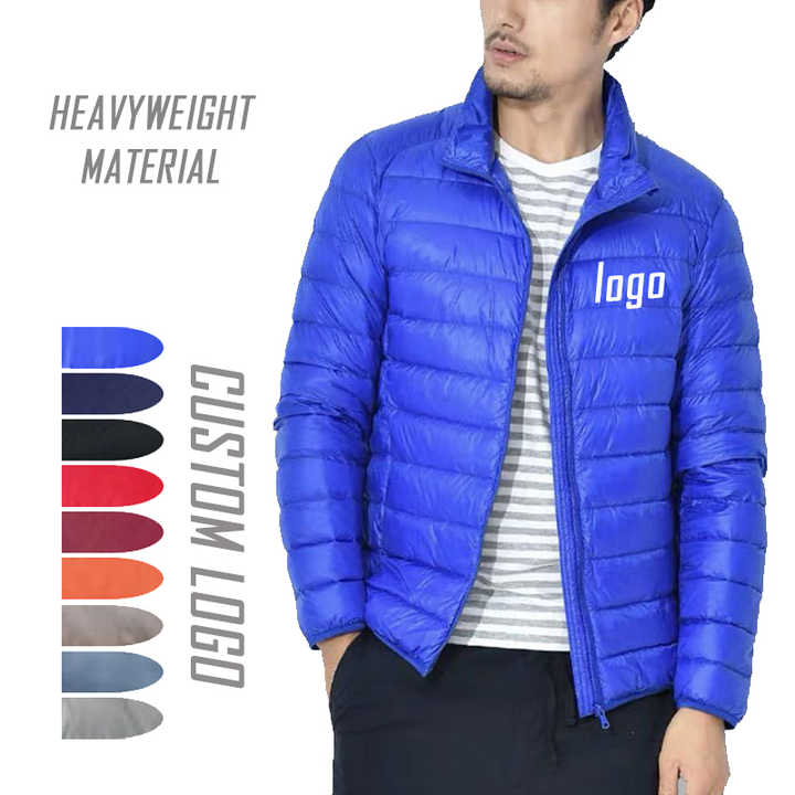 OEM Logo Custom Men's Winter Puffer Jacket High Street Fashion Oversized Padded Bubble Coat