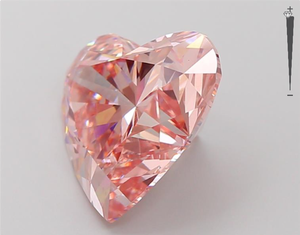 IGI Certified 6.10ct VS Lab Grown Pink Heart Cut Diamonds Excelentes piedras sueltas pulidas garantizadas - Product Image 2