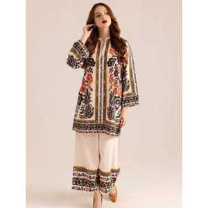 ชุดเดรสแบบใหม่ Kedia Salwar Kameez Kora Muslin แห้งเร็ว ทันสมัย เหมาะสำหรับงานปาร์ตี้ ใส่ได้ทุกฤดู - Product Image 1