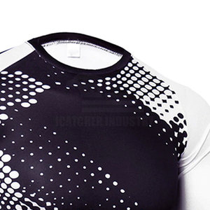 2025 último diseño hombres Rash Guard Color personalizado hombres manga larga Rash Guard para ropa deportiva - Product Image 6