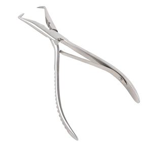 Pince à pointe en acier inoxydable de haute qualité pour extensions de cheveux, micro-liens, perles, anneaux, outil d'ouverture et de retrait - Product Image 1