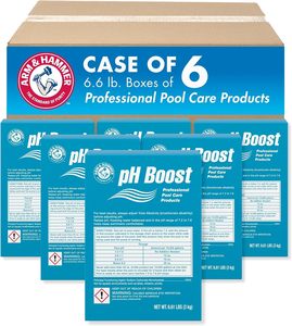 ARM & Hammer Professional Pool Care pH Boost, Equilibrador de pH para Piscinas, Carbonato de Sodio, Caja de 39.6 lb (6 Bolsas de 6.6 lb) - Product Image 5