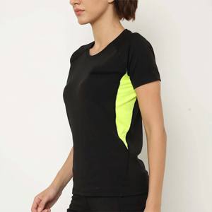 T-shirt de fitness élégant pour femme-Tissu doux et respirant-Idéal pour la course, le yoga et les séances d'entraînement - Product Image 5
