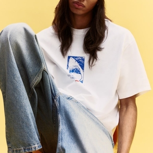 100% algodón liso de alta calidad cuello redondo manga corta Casual Top personalizado antiarrugas transpirable camisetas para hombres - Product Image 3