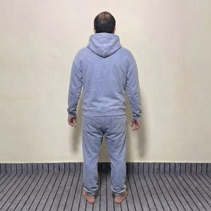 Customized Premium Cotton Breathable <b>Fleece</b> Winter Tracksuit Jogger Set Men Featuring <b>Oversized</b> Pullover <b>Hoodies</b> - Product Image 4