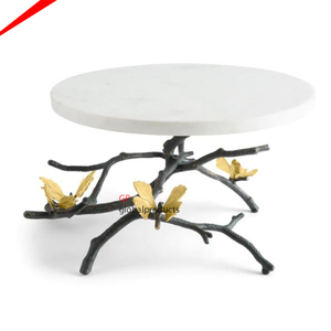 Handmade Eco Friendly 2 Tier Round Marble <b>Cupcake</b> <b>Stand</b> for Home Decor Dessert <b>Stand</b> - Product Image 4