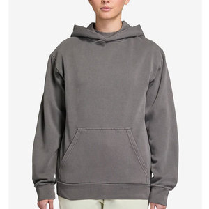 Hombres Mujeres Sudaderas con capucha de alta calidad Hombres Algodón Grueso Heavyweight Pullover Hoodie Drop Shoulder Fleece Sudadera con capucha de gran tamaño - Product Image 6