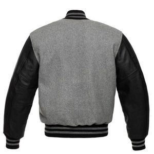Varisty Jackets Corps en laine avec manches en cuir-Entièrement sur mesure-N'importe quelle couleur n'importe quelle conception - Product Image 4