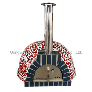 Thương mại chuyên nghiệp gạch đá trong nhà khí đốt tự nhiên cháy neapolitan woodfired ý gỗ bắn Lò nướng bánh pizza - Product Image 5