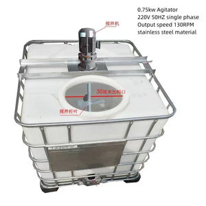 ถังเหล็ก IBC ขนาดใหญ่ 1000 ลิตร สำหรับบรรจุของเหลว เช่น น้ำผลไม้ ซอส - Product Image 4