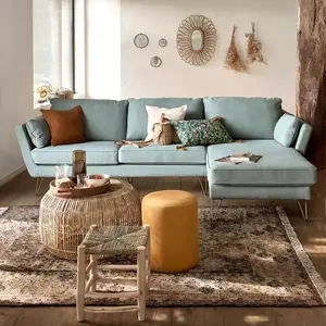 Mesa redonda de bambú para sala de estar, muebles para el hogar, color natural, fabricación al por mayor, Vietnam - Product Image 5