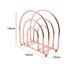 ที่แขวนทิชชู่ที่แขวนกระดาษเช็ดปากที่ปลอดภัยต่ออาหารทำด้วยมือโลหะเหล็กที่ทันสมัยเป็นมิตรต่อสิ่งแวดล้อม - Product Image 2