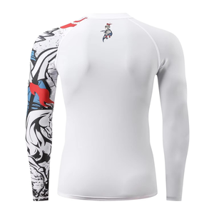 Rashguard BJJ pour hommes, dernière conception, respirant, séchage rapide, technologie sublimée, pour l'entraînement - Product Image 6