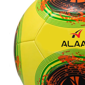 Alaay OEM fabrica balón de fútbol con cuero brillante Material de PVC Color personalizado y logotipo duradero para entrenamiento - Product Image 4