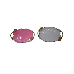 Plateau de service élégant avec poignée en jute, aluminium vintage nickelé, impression de logo personnalisé, plateaux de service de bar fantaisie - Product Image 4