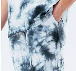 Streetwear Survêtement Fabricants de vêtements personnalisés Combinaisons de survêtement unisexes Ensembles personnalisés à capuche deux pièces tie dye Survêtements pour hommes - Product Image 3
