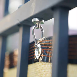 ตะขอแม่เหล็กนีโอไดเมียมแข็งแรง ทนทาน หลายขนาด พร้อมคาราไบเนอร์แบบหมุนได้ - Product Image 5