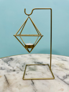 Soporte de vela de Metal geométrico más vendido, portavelas colgante decorativo de Mesa para el hogar de calidad Superfina - Product Image 3