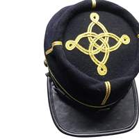 Nuevo Gorro Francés Kepi Bordado a Mano, Todas las Tallas, Reproducción de Fabricación de Pakistán, Fabricante de Sombreros, Todas las Tallas