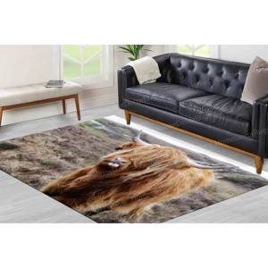 Alfombra de Lana Chenilla Estampada con Diseño de Patchwork, Respaldo de Látex Ecológico, Decoración Rústica y de Entrada, Regalo Personalizado - Product Image 1