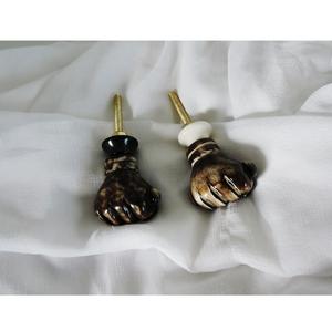 Herrajes para muebles, perillas de resina para armarios de cocina, tiradores de puerta, perillas de manija de Material, perilla de estilo de construcción personalizada para habitación - Product Image 1