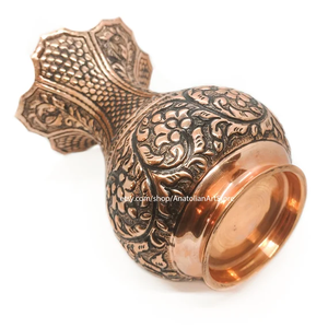 Produit Offre Spéciale Vase en laiton Pot de fleur avec impression personnalisée Vase de luxe de style américain personnalisé de qualité supérieure - Product Image 5