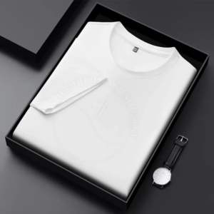 <b>Fabric</b> 100%<b>Recycle</b> Polyester Custom High Quality Men Mock Neck Plus Size T-shirt 100% Polyester - Product Image 6